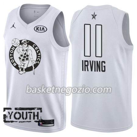 Canotte Bambino Boston Celtics Kyrie Irving 11 2018 All-Star Jordan Brand Bianco Swingman